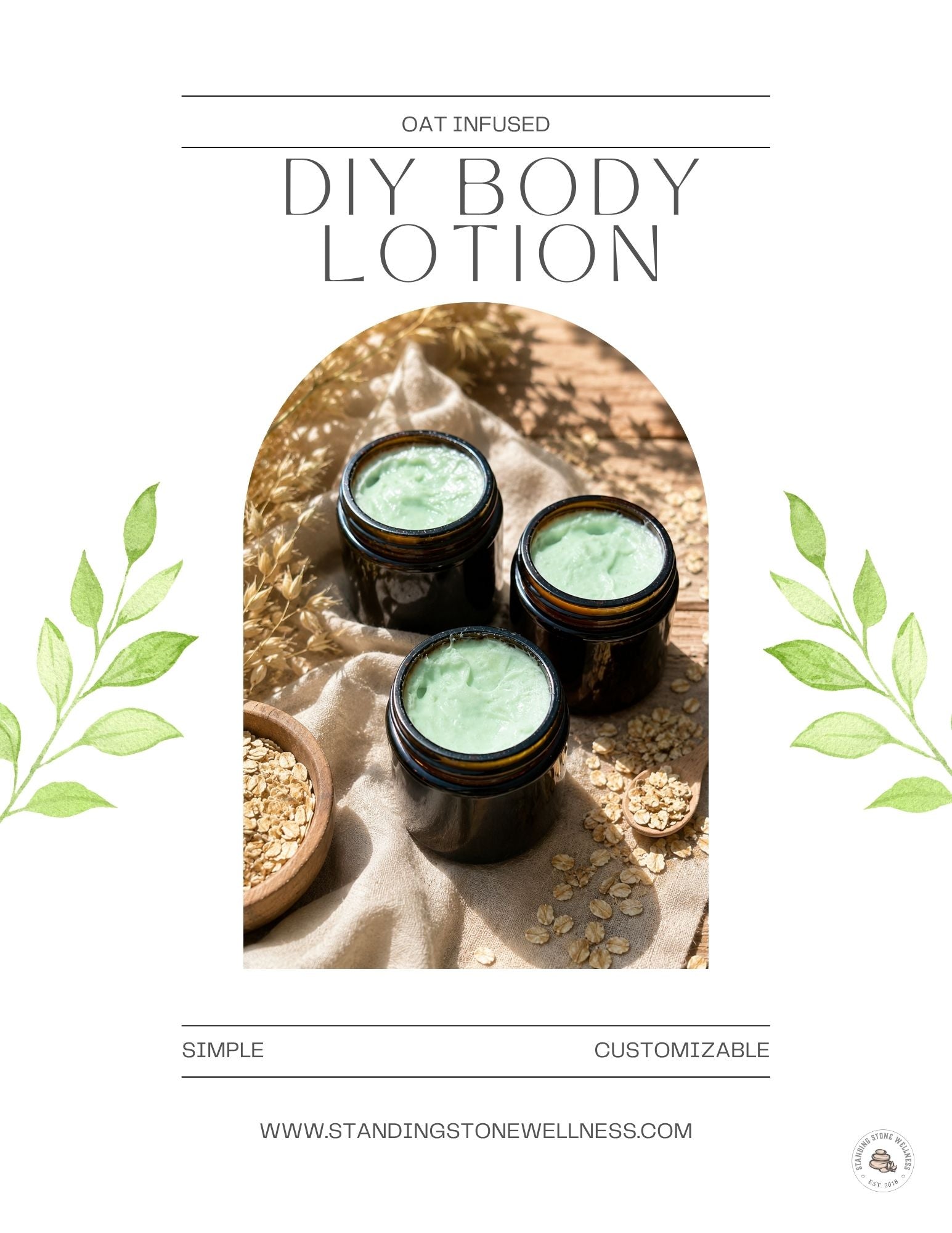 DIY Oat Infused Body Lotion Recipe