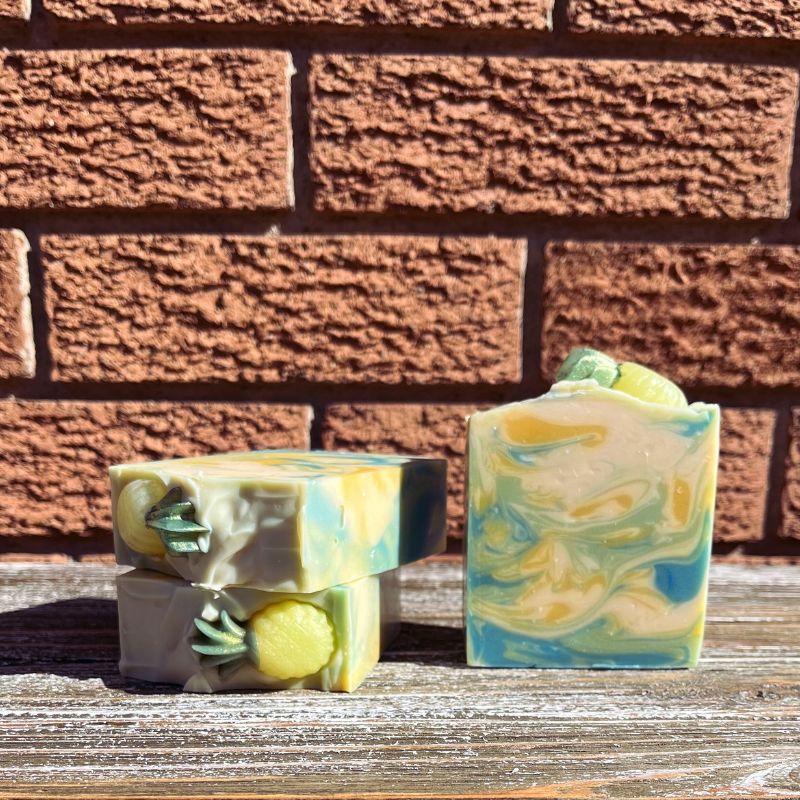 Pineapple Mango Oat Milk Soap