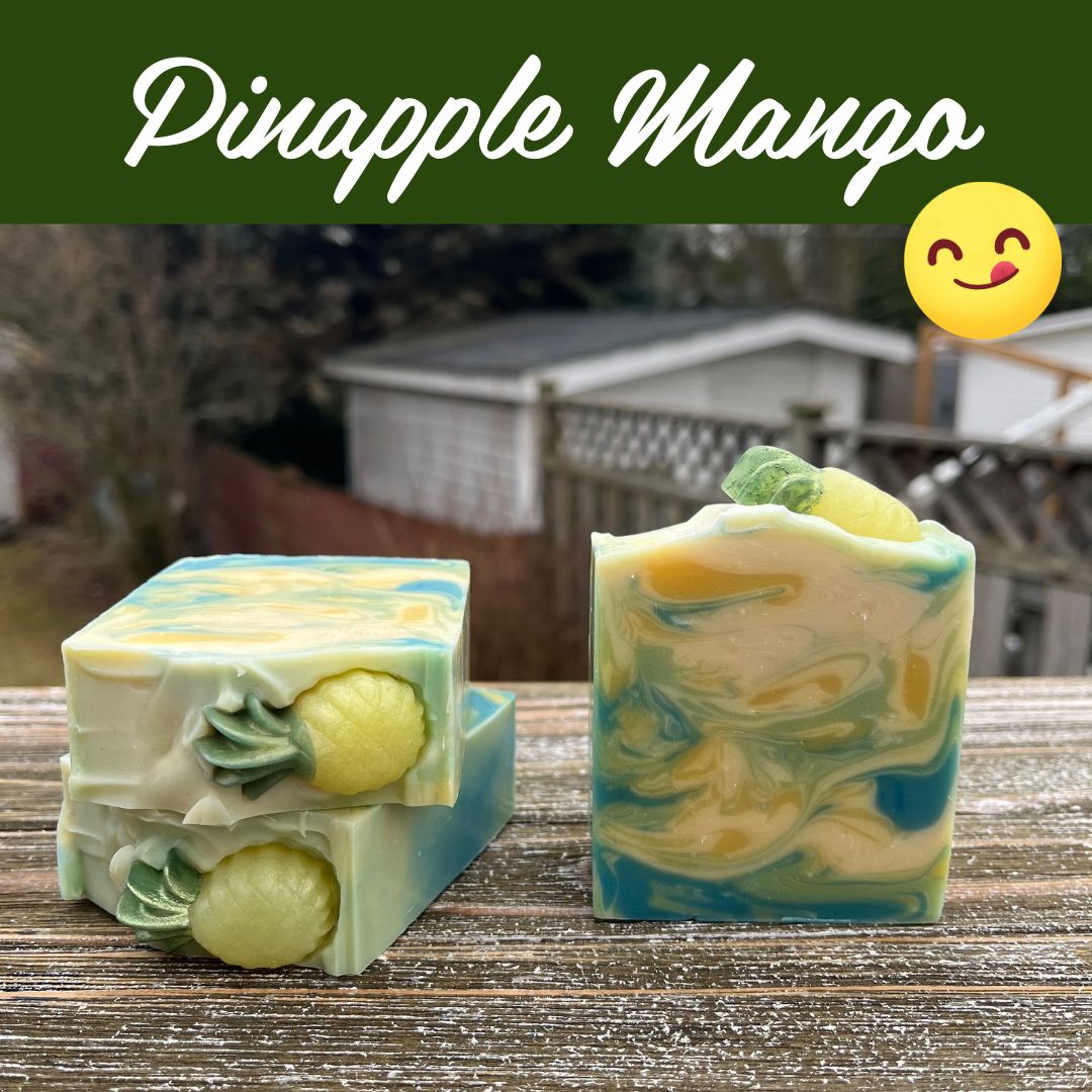 Pineapple Mango Oat Milk Soap